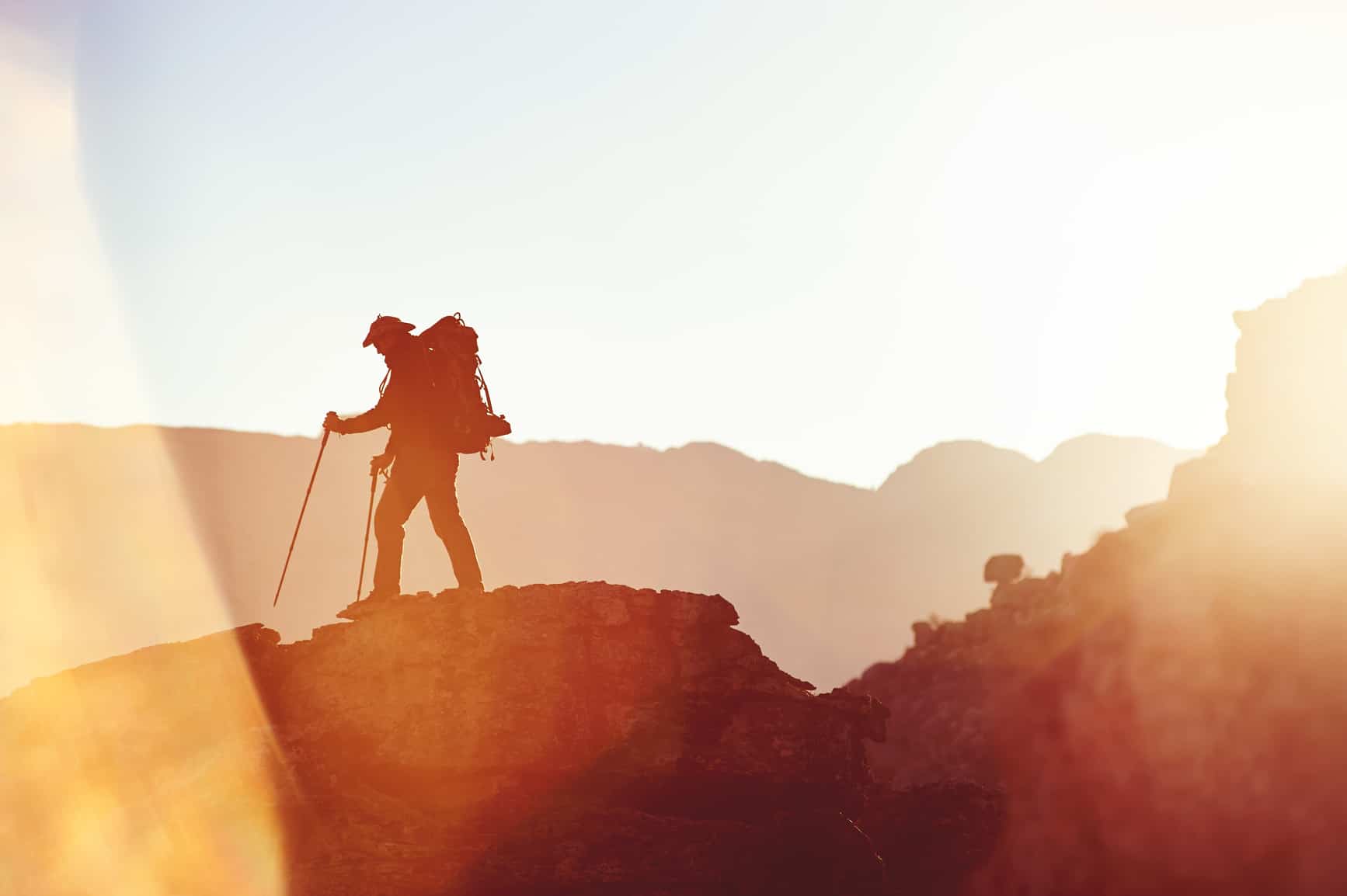 trekking backpack man
