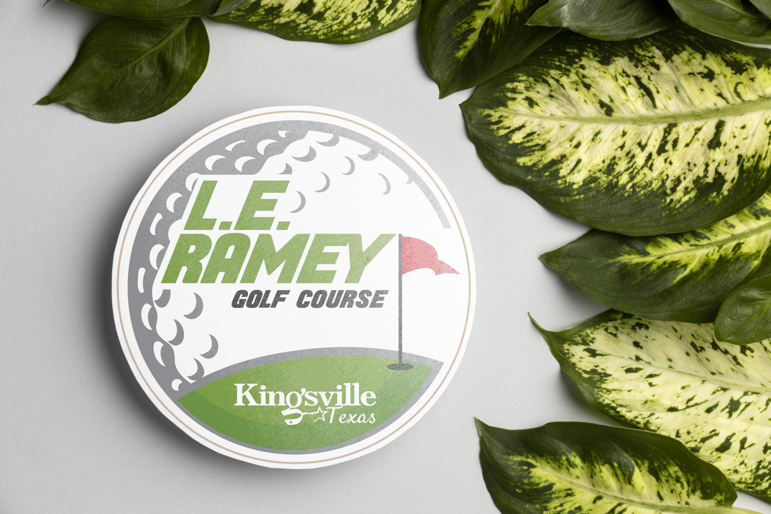 L.E. Ramey Golf Course Logo Coaster
