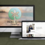Padre Island Counseling Logo and Website