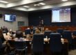 Jonathan Swindle presents to a crowd of educators on AI